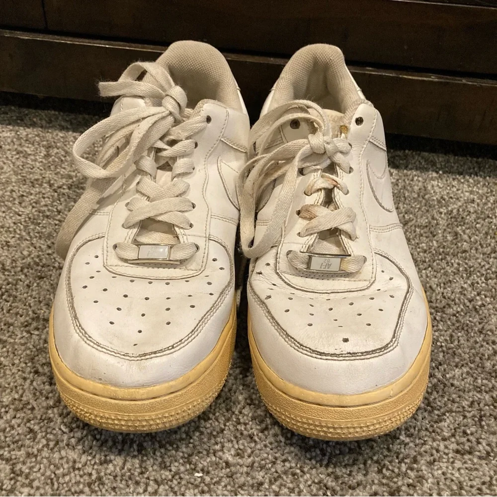 VTG Nike Air Force 1 Low GS White - 314192-113 Kid Size 7Y; Women 8.5; 2006